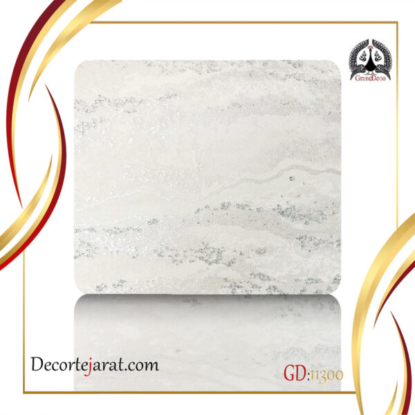 کاغذ دیواری طرح سنگ سفید GD11300 با شاین هفت رنگ